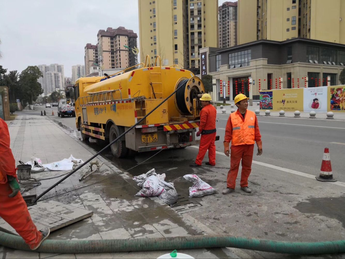 盐亭排污管道清淤-管道清洗